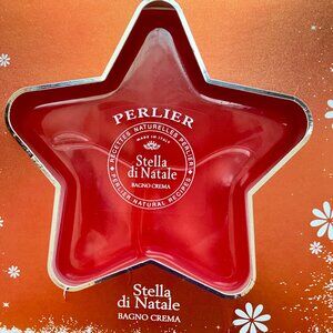 PERLIER Christmas Star Stella di Natale Bath Cream Made In Italy NEW 15.8 oz NIB